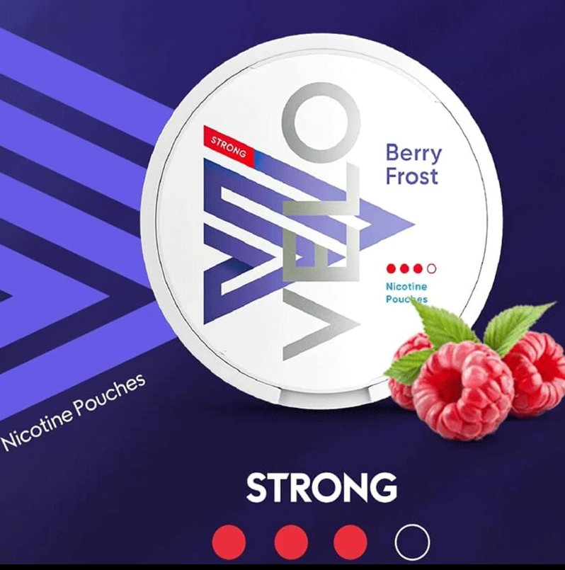 Vast Endurance اظرف نيكوتين فيلو بيري توت VELO NICOTINE POUCHES Berry Frost Strong