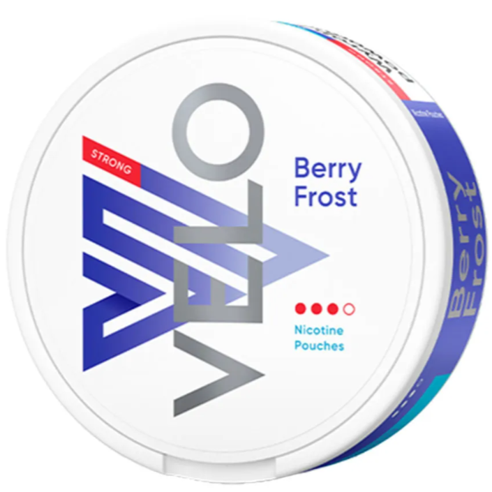 Ergonomics اظرف نيكوتين فيلو بيري توت VELO NICOTINE POUCHES Berry Frost Strong