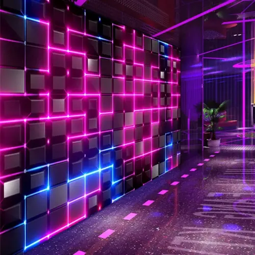 3D الهندسة موضوع التكنولوجيا ورق الحائط الزخرفية ،...