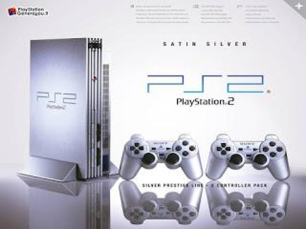 Sony PlayStation 2 Console SCPH-39000 – Japanese Silver Model, NTSC-J (Used, Tested)