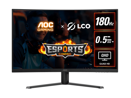 AOC CQ32G4E – شاشة ألعاب منحنية 31.5" 2K QHD، 180H...