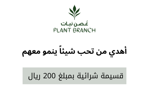 قسيمة شرائية بمبلغ 200 ريال