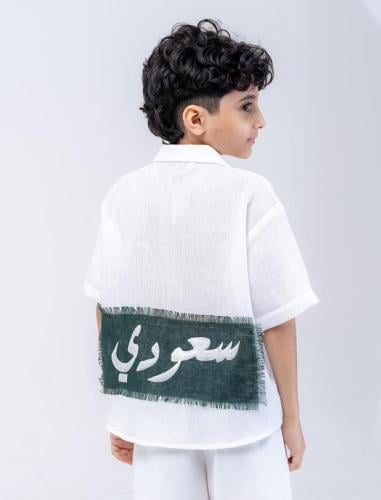 قميص کتان کم قصير