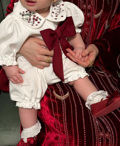فستان مواليد بالاسم