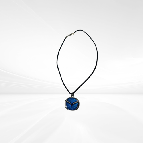 تعليقة طويلة لون أزرق شعار مازدا