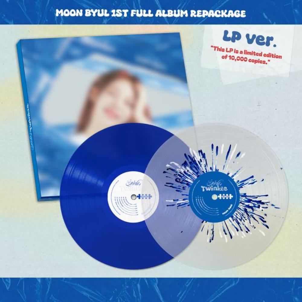 Moon Byul - 1st Full Album Repackage Starlit of Muse (Blue colors LP) (Limited Edition)