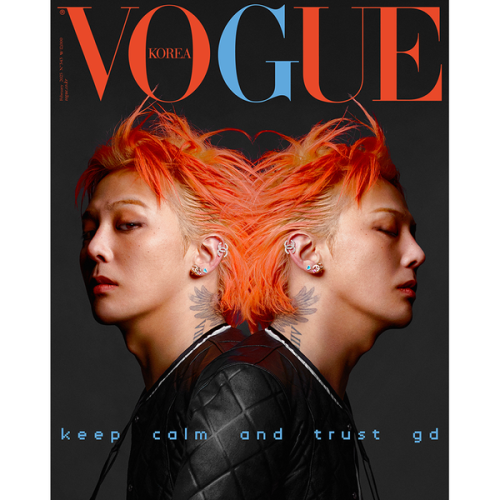 VOGUE Magazine 2025.02 Type C Cover G-DRAGON Conte...