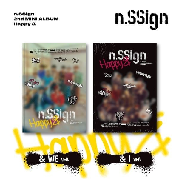 n.SSign - 2nd Mini Album Happy & (Random Ver)