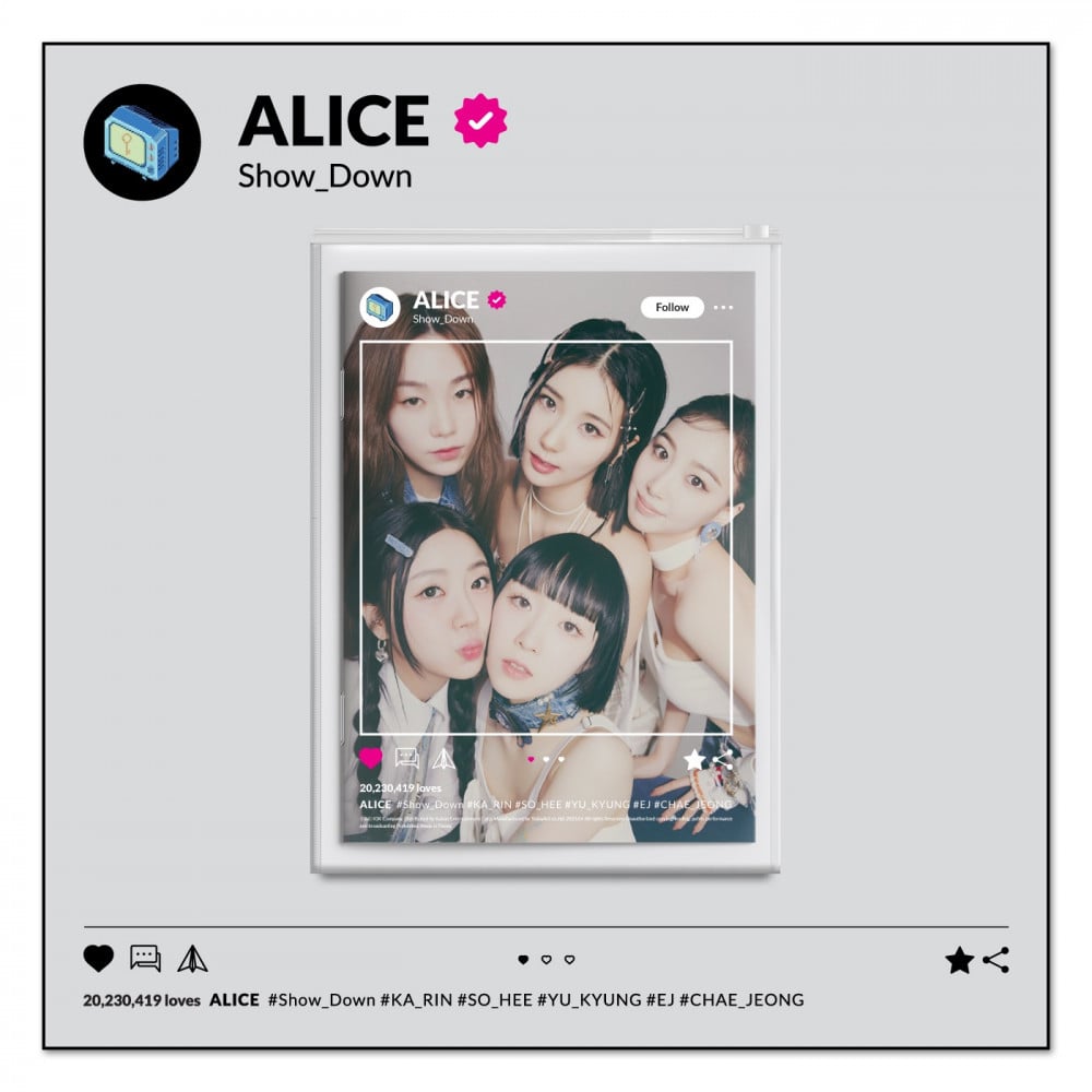 ALICE - 2nd Single Album SHOW DOWN
