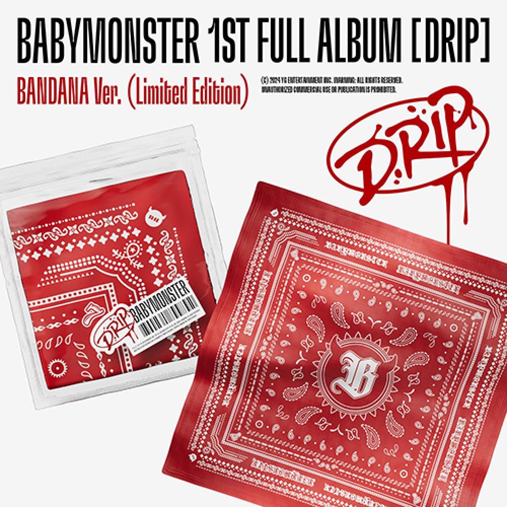BABYMONSTER - 1st FULL Album DRIP (BANDANA Ver) (Limited Ver)