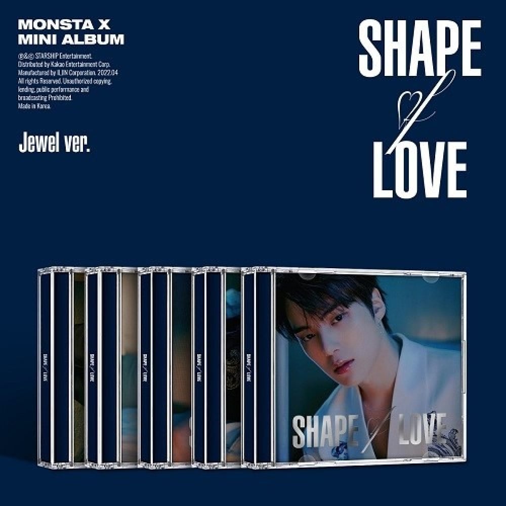 MONSTA X - Mini Album SHAPE of LOVE (Jewel Ver) (Random Ver)