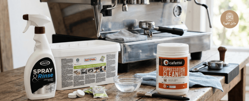 تنظيف مكائن القهوة