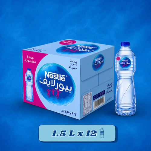 مياه نستله 1.5 لتر 12 عبوة