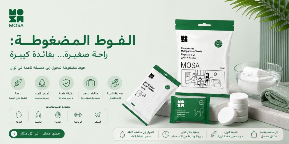 الفوط المضغوطة