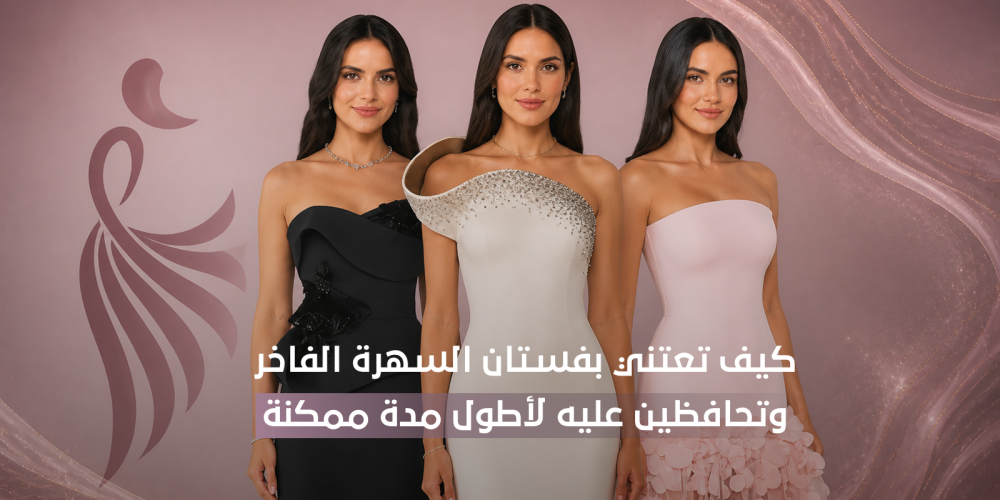 فساتين سهرة ناعمة