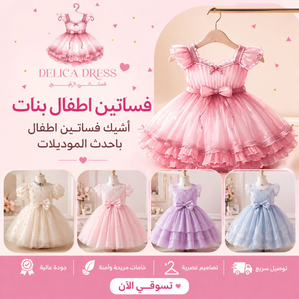 فساتين اطفال بنات