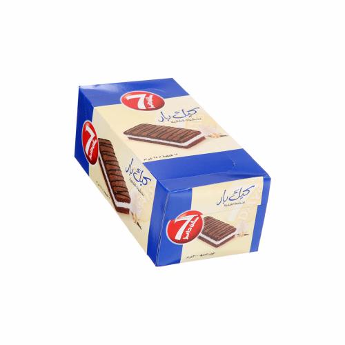 سفن دايز كيك بار فانيلا 12 * 25 جرام