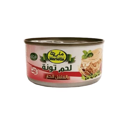 ماريتا لحم تونة بالفلفل الحار 95 غرام