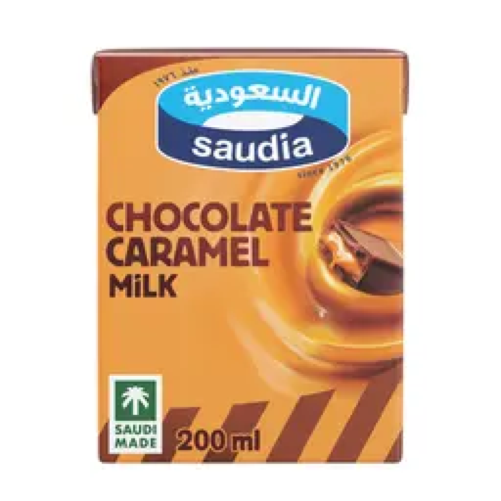 السعودية حليب شوكولاتة بالكراميل  18* 200 مل