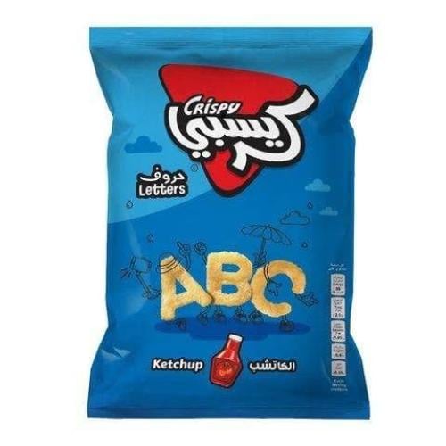 كريسبي حروف بطاطاس بالكتشب 90 جرام