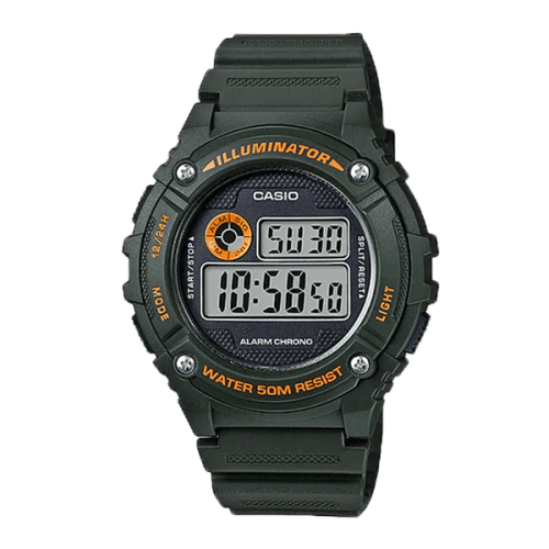 CASIO Youth Digital Watch W-216H-3BVDF