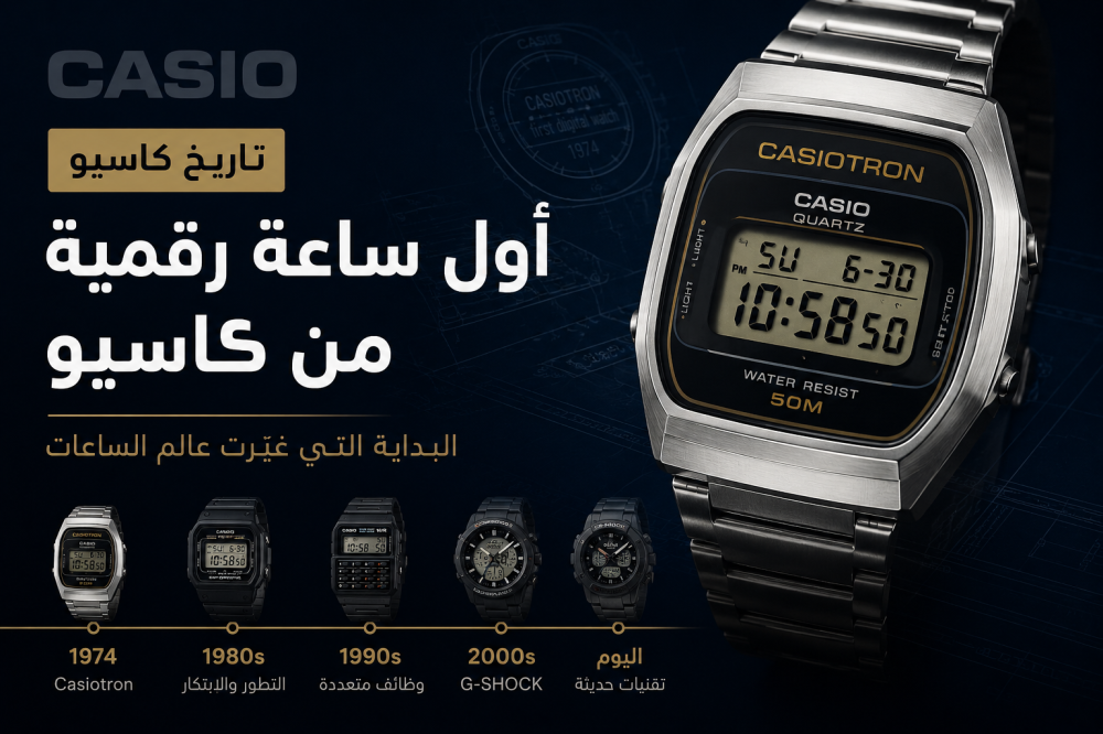 أول ساعة رقمية من Casio وكيف غيّرت السوق العالمي