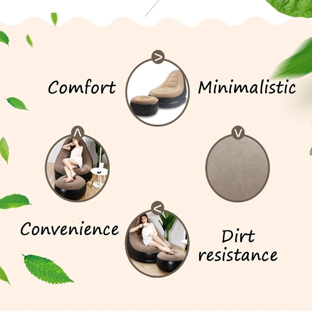 كرسي هوائي قابل للنفخ و الاسترخاء