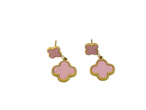 Van cleaf earring pink
