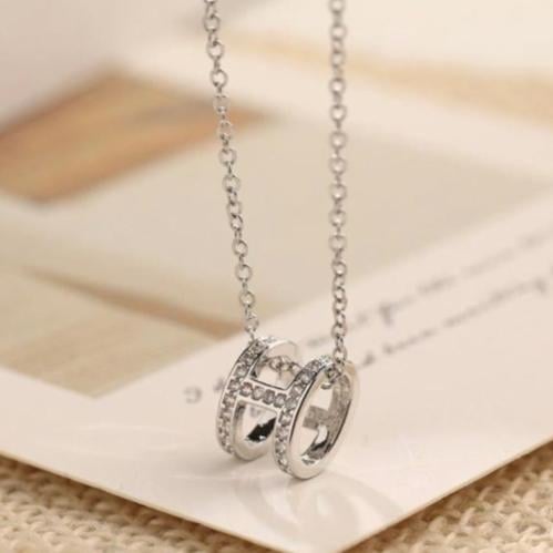 (Mini)Hermes necklace silver