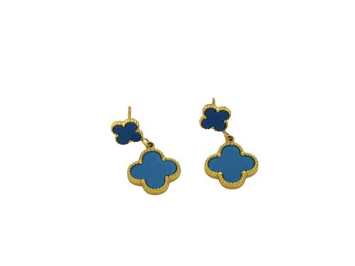 Van cleaf earring blue