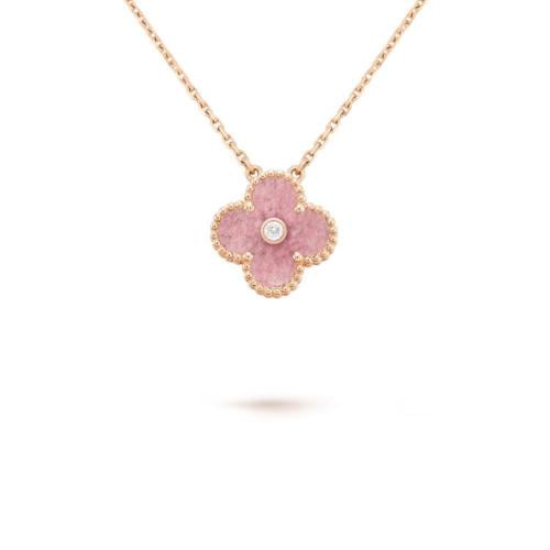 Van cleaf necklace pink