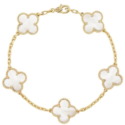 Van cleaf bracelet white