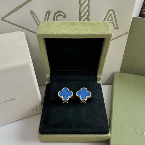 Van cleaf earring blue