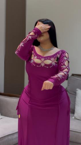 فستان كلوش كرستال
