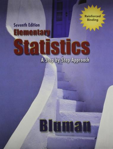 Elementary Statistics a Step by Step Approach