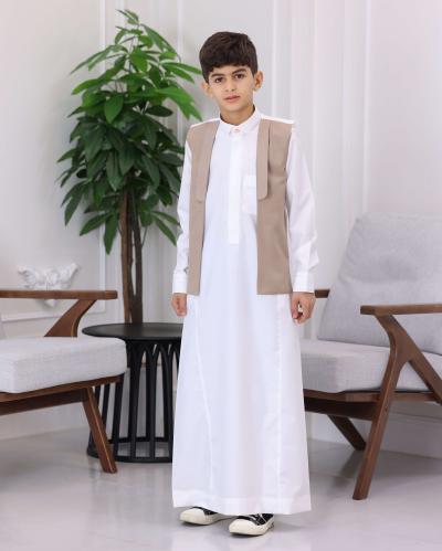 ثوب اطفال للعيد مع سديري-جملي