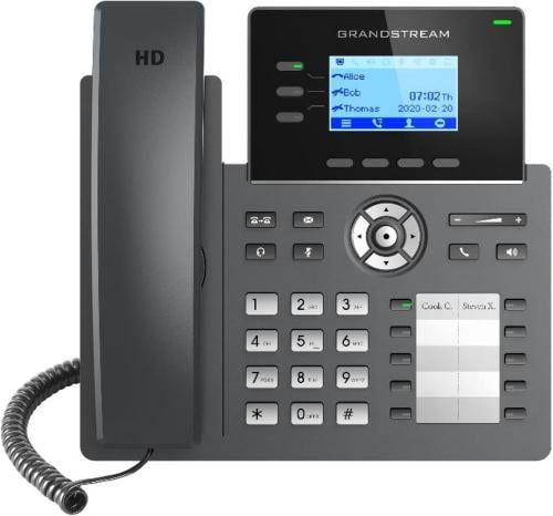 هاتف جراندستريم GRP2604P – هاتف IP احترافي بـ3 خطو...