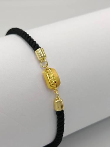 Rope with gold 18k - إسوارة ذهب عيار18 خيط