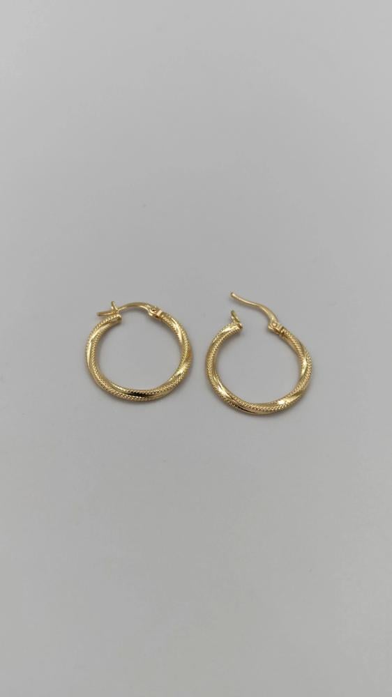 18K Earrings - حلق  ذهب عيار 18