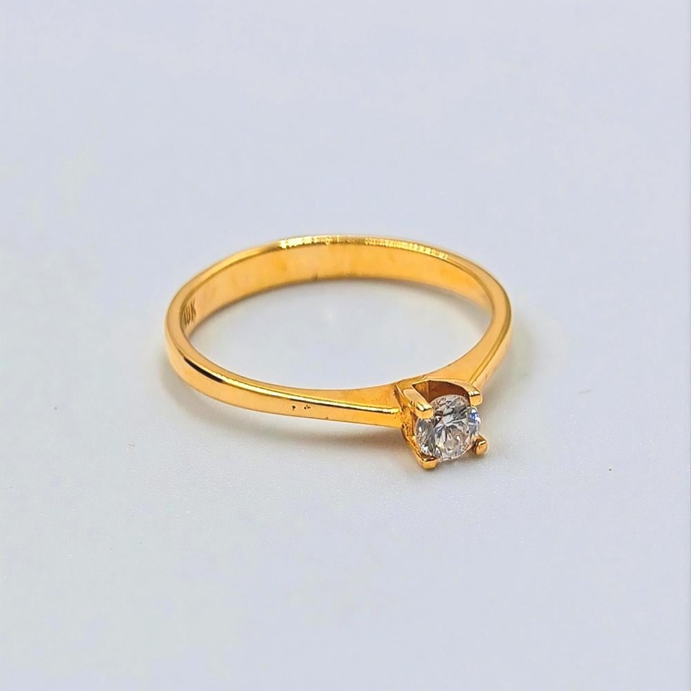 خاتم ألماس ذهب عيار 18 -18K Diamond Ring