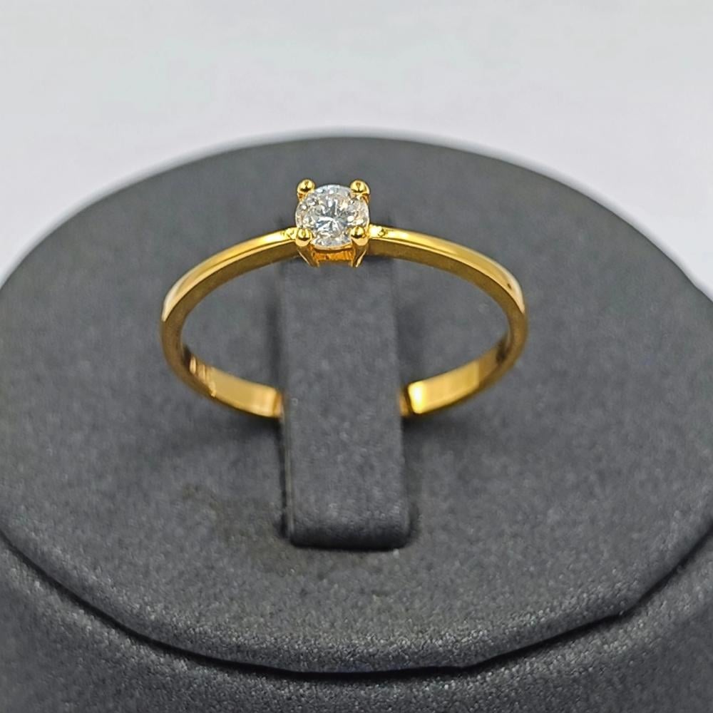 خاتم الماس عيار 18 - 18K Diamond Ring