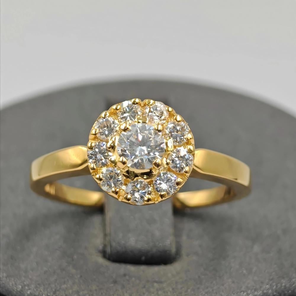 خاتم الماس عيار 18 - 18K Diamond Ring