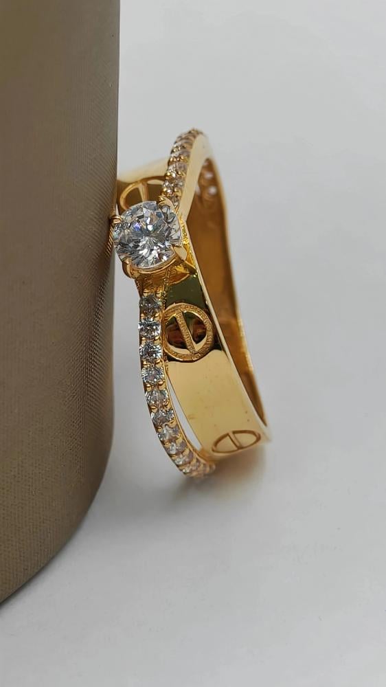 خاتم ذهب عيار - 21K Gold Ring