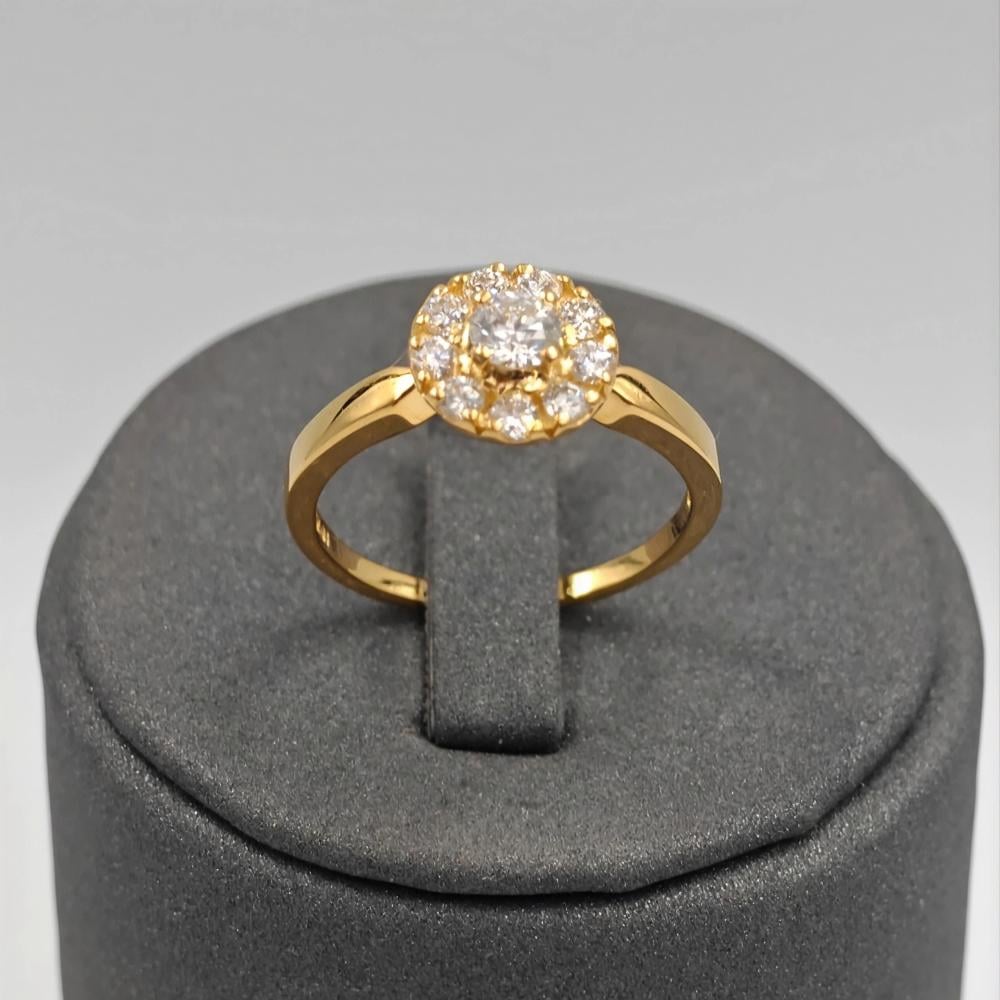 خاتم الماس عيار 18 - 18K Diamond Ring