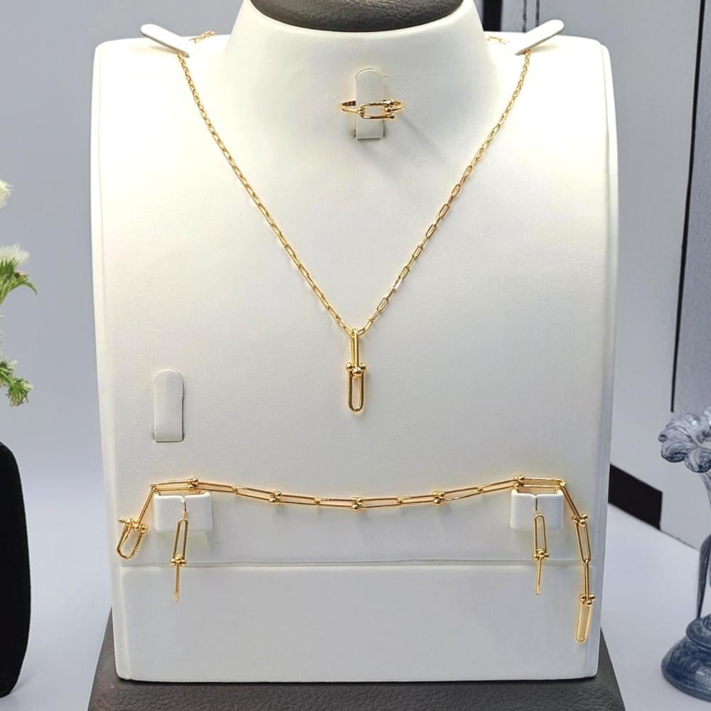 18K Gold Tiffany Full Set