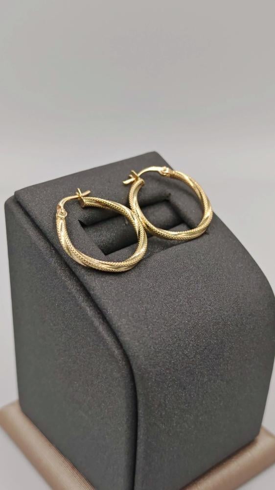 18K Earrings - حلق  ذهب عيار 18