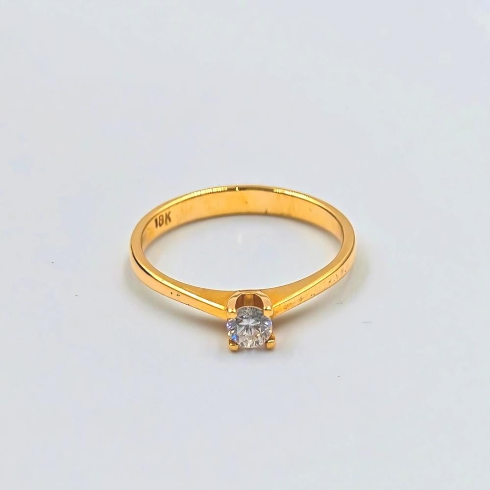 خاتم ألماس ذهب عيار 18 -18K Diamond Ring