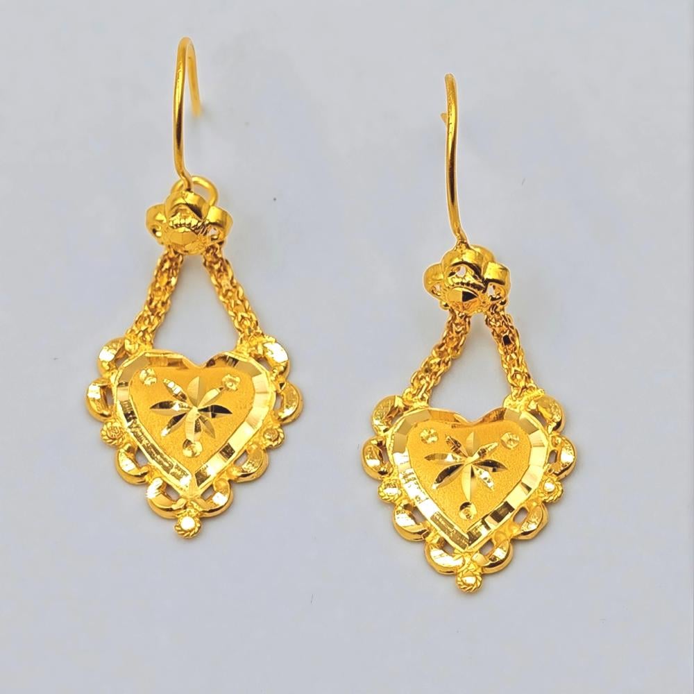 22k Gold Earrings - حلق ذهب عيار 22