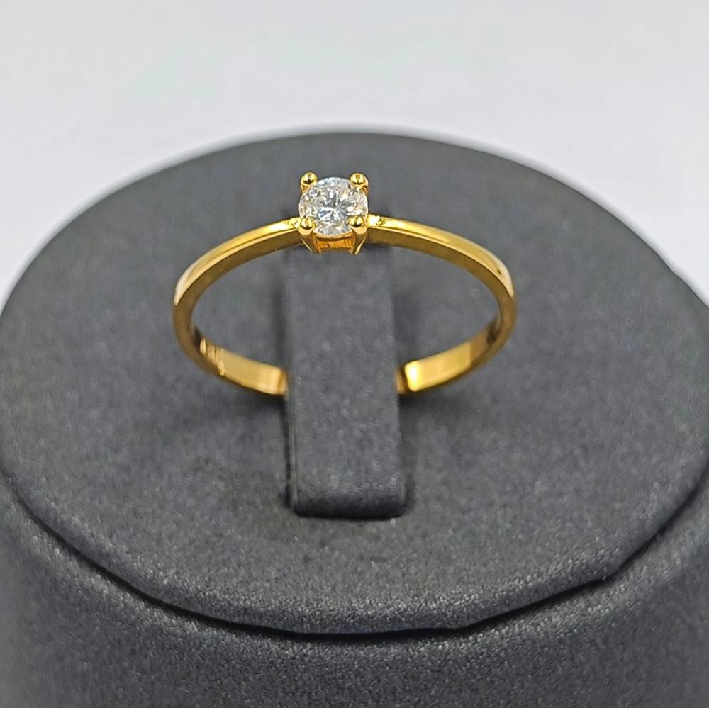 خاتم الماس عيار 18 - 18K Diamond Ring