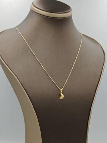 Necklace 18k Gold - عقد نصف القمر